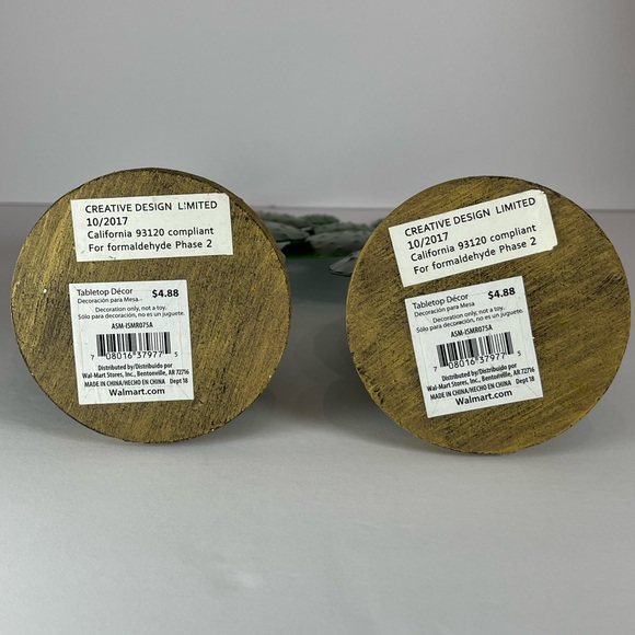 Metal cactus decorative accents, set of 4 - Picture 4 of 13